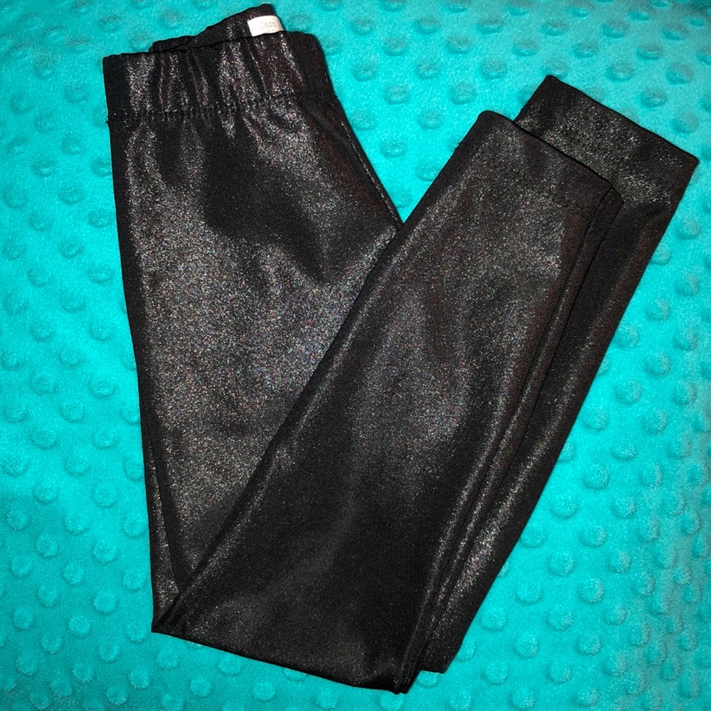 $9 SALE!!!! Zara Girls Black Sparkle Leggings NWOT